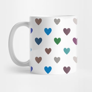 Lots of Little Patterned Hearts 2 Mug